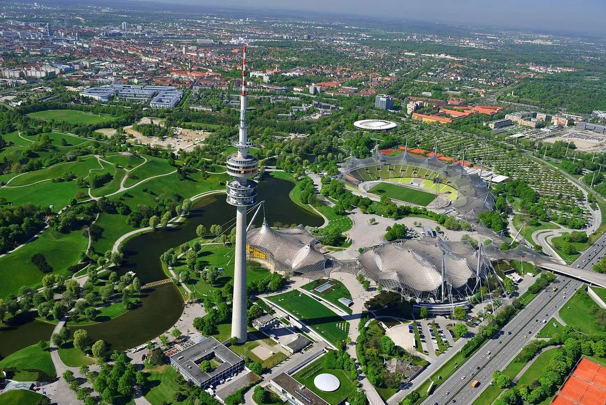 Парк - Olympiapark Мюнхен