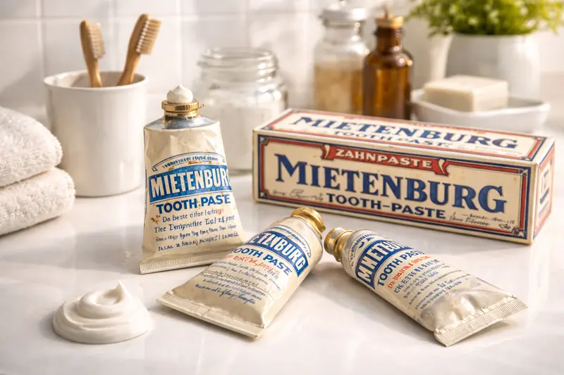 Зубна паста Chlorodont у тюбику — винахід Майенбурга, який зробив гігієну зубів зручною та масовою