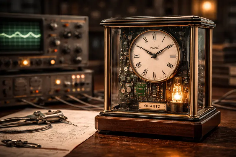 Кварцовий годинник — технологія надточного вимірювання часу, що стала основою сучасних електронних годинників