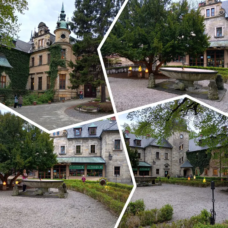 внутріншня територія замку клічкув